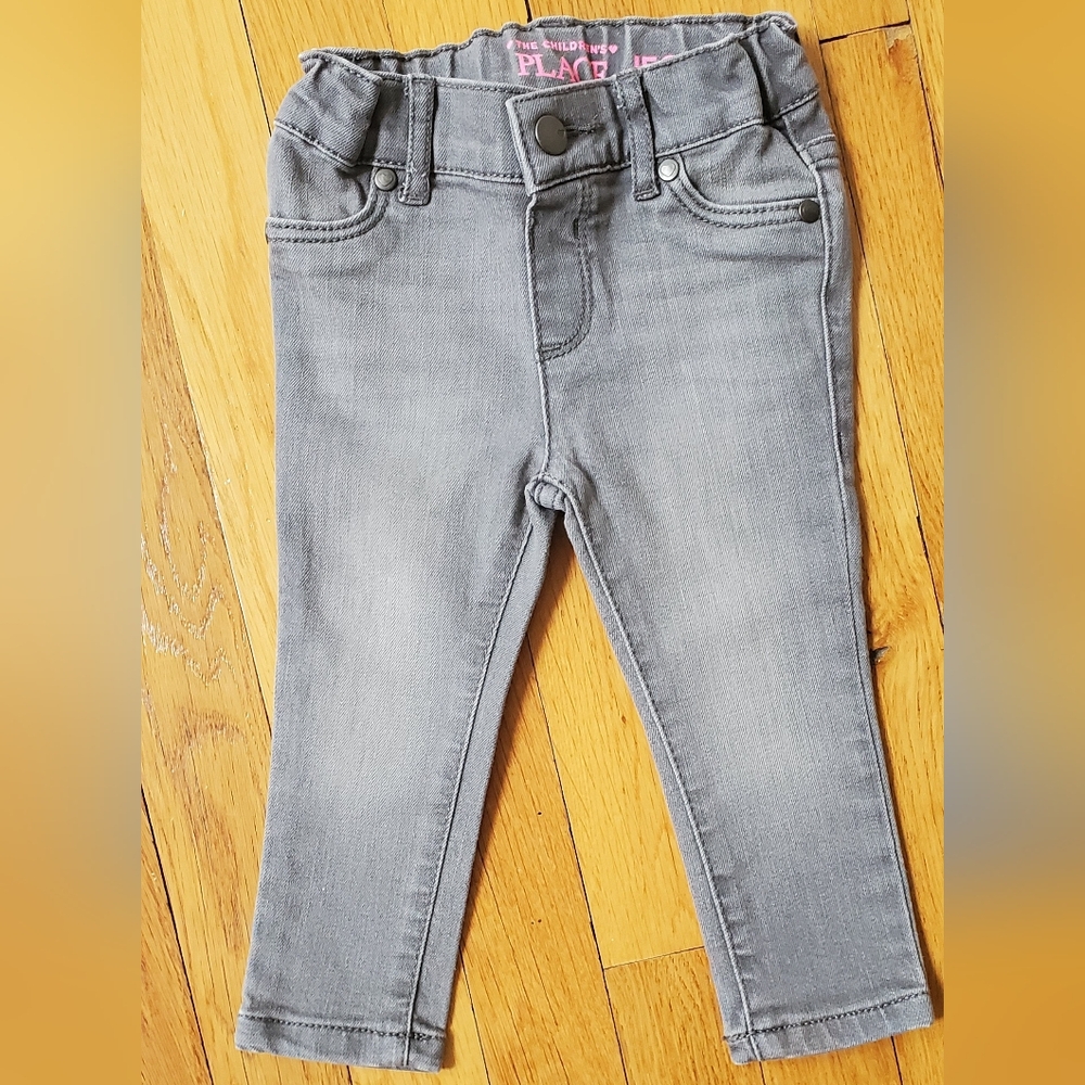 The Children's Place Gray Stretch Skinny Jeans